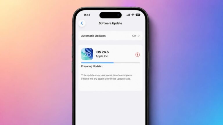 iPhone Update Error